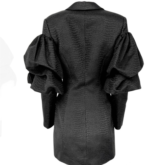 ACLER STOW BLAZER MINI DRESS IN BLACK size 4 - Picture 6 of 10